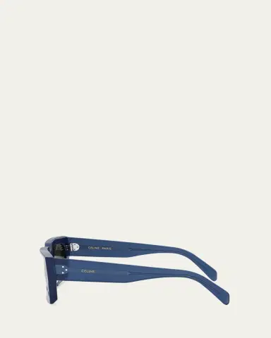Celine Men's 3-Dot Acetate Rectangle Sunglasses | Thumbnail 7 Celine Men's 3-Dot Acetate Rectangle Sunglasses | Thumbnail 7