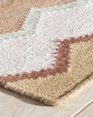 Annie Selke x Kit Kemp Safety Net Earth Handwoven Rug, 8'x 10' | Thumbnail 3 Annie Selke x Kit Kemp Safety Net Earth Handwoven Rug, 8'x 10' | Thumbnail 3