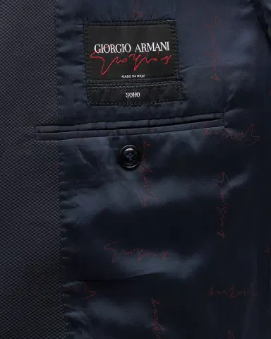 Giorgio Armani Men's Jacquard Shawl Blazer | Thumbnail 5 Giorgio Armani Men's Jacquard Shawl Blazer | Thumbnail 5