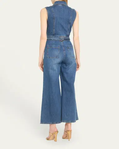 Ramy Brook Bell Denim Jumpsuit | Thumbnail 3 Ramy Brook Bell Denim Jumpsuit | Thumbnail 3
