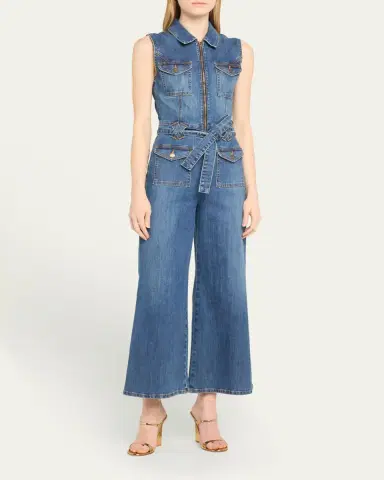Ramy Brook Bell Denim Jumpsuit | Thumbnail 4 Ramy Brook Bell Denim Jumpsuit | Thumbnail 4