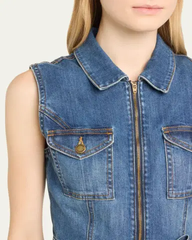 Ramy Brook Bell Denim Jumpsuit | Thumbnail 5 Ramy Brook Bell Denim Jumpsuit | Thumbnail 5