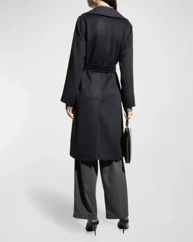 Max Mara Manuela Belted Wrap Coat | Thumbnail 3 Max Mara Manuela Belted Wrap Coat | Thumbnail 3