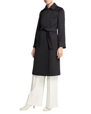 Max Mara Manuela Belted Wrap Coat | Thumbnail 1 Max Mara Manuela Belted Wrap Coat | Thumbnail 1