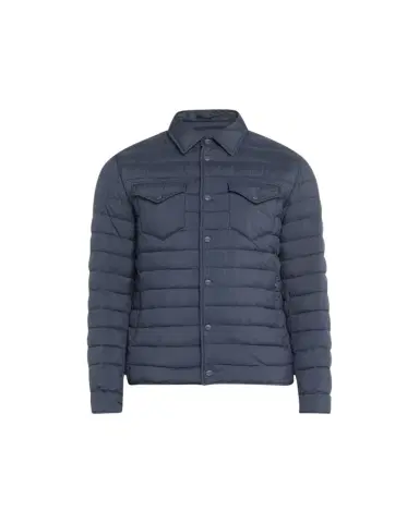 Herno Men's Padded Nylon Snap-Front Overshirt | Thumbnail 1 Herno Men's Padded Nylon Snap-Front Overshirt | Thumbnail 1