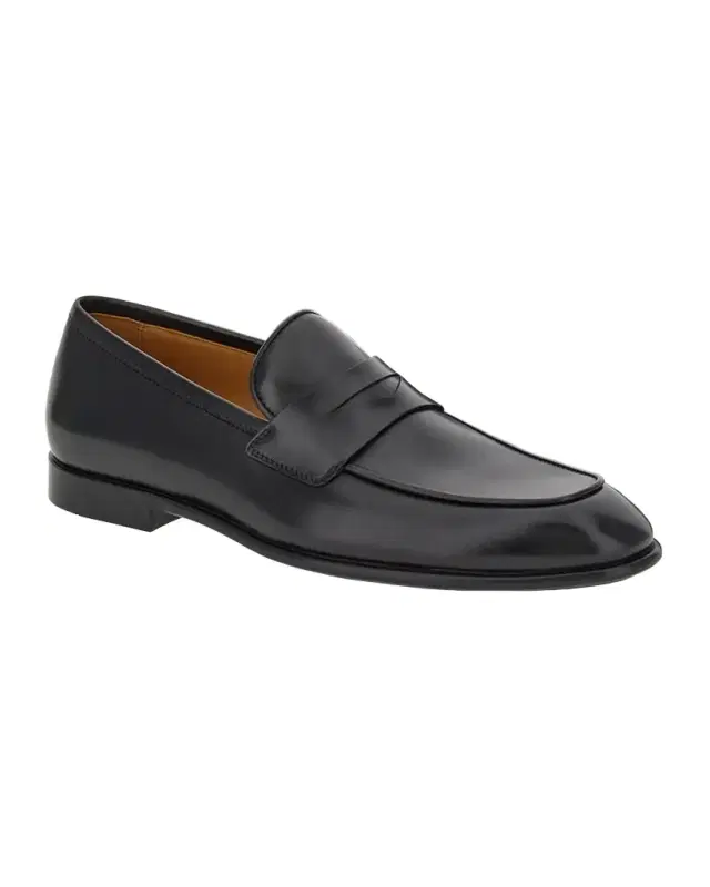 Men's Funes Leather Penny Loafers Men's Funes Leather Penny Loafers