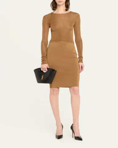 Saint Laurent Mini YSL Top-Handle Bag in Leather | Thumbnail 10 Saint Laurent Mini YSL Top-Handle Bag in Leather | Thumbnail 10