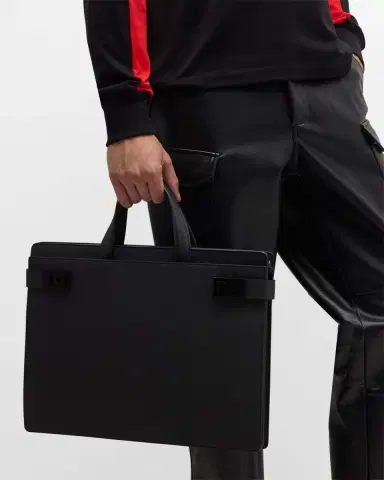 Ferragamo Men's Medium Leather Briefcase | Thumbnail 6 Ferragamo Men's Medium Leather Briefcase | Thumbnail 6