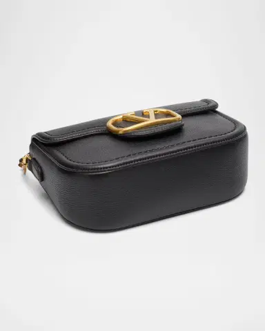 Valentino Garavani Loco VLOGO Flap Leather Shoulder Bag | Thumbnail 7 Valentino Garavani Loco VLOGO Flap Leather Shoulder Bag | Thumbnail 7