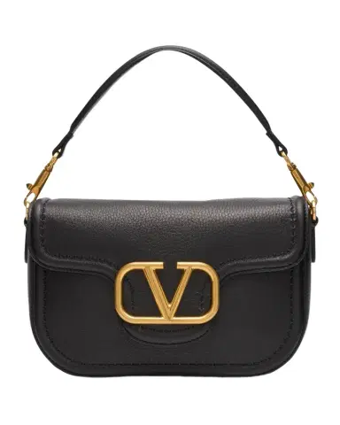 Valentino Garavani Loco VLOGO Flap Leather Shoulder Bag | Thumbnail 1 Valentino Garavani Loco VLOGO Flap Leather Shoulder Bag | Thumbnail 1