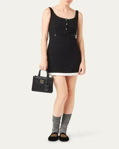 Miu Miu Mini Dress | Thumbnail 4 Miu Miu Mini Dress | Thumbnail 4