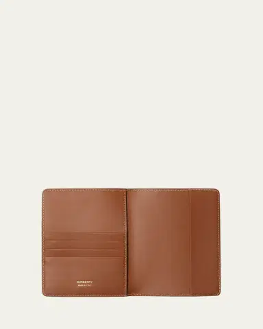 Burberry Check Bifold Passport Holder | Thumbnail 7 Burberry Check Bifold Passport Holder | Thumbnail 7