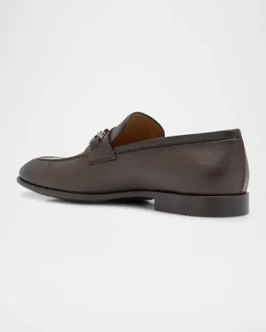 Ferragamo Men's Foster Gancini Bit Loafers | Thumbnail 3 Ferragamo Men's Foster Gancini Bit Loafers | Thumbnail 3