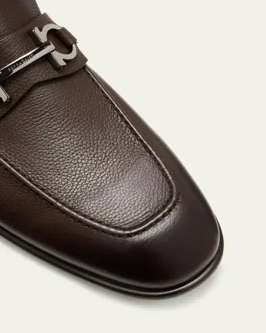 Ferragamo Men's Foster Gancini Bit Loafers | Thumbnail 10 Ferragamo Men's Foster Gancini Bit Loafers | Thumbnail 10