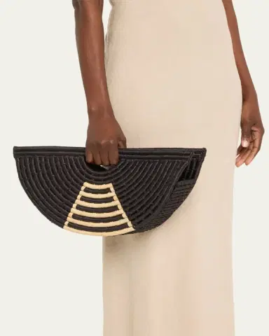 EILAF Large Half Moon Raffia Top-Handle Bag | Thumbnail 2 EILAF Large Half Moon Raffia Top-Handle Bag | Thumbnail 2