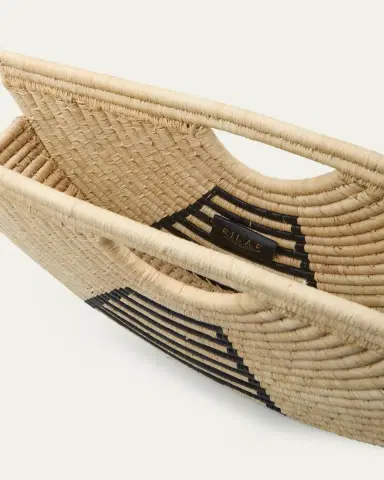 EILAF Large Half Moon Raffia Top-Handle Bag | Thumbnail 4 EILAF Large Half Moon Raffia Top-Handle Bag | Thumbnail 4
