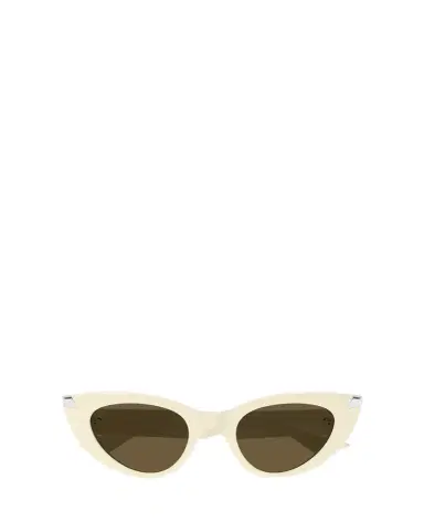 McQueen Sleek Acetate Cat-Eye Sunglasses | Thumbnail 1 McQueen Sleek Acetate Cat-Eye Sunglasses | Thumbnail 1