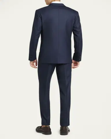 Loro Piana Men's Modern-Fit Wool Two-Button Suit | Thumbnail 3 Loro Piana Men's Modern-Fit Wool Two-Button Suit | Thumbnail 3