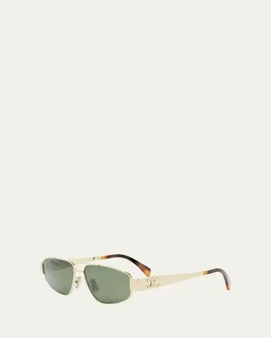 Celine Triomphe Metal Aviator Sunglasses | Thumbnail 2 Celine Triomphe Metal Aviator Sunglasses | Thumbnail 2