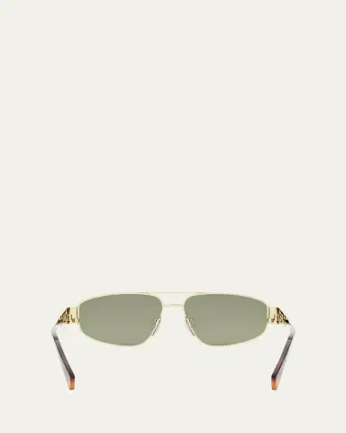Celine Triomphe Metal Aviator Sunglasses | Thumbnail 5 Celine Triomphe Metal Aviator Sunglasses | Thumbnail 5