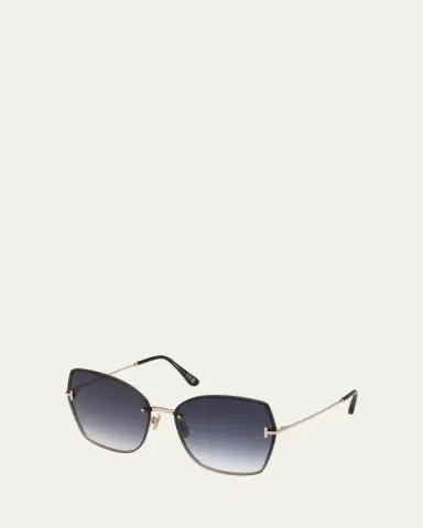 Tom Ford Nickie Metal Butterfly Sunglasses | Thumbnail 2 Tom Ford Nickie Metal Butterfly Sunglasses | Thumbnail 2