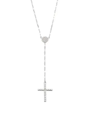 Lana 14K Gold Femme Fatale Crossary Necklace with Diamonds | Thumbnail 1 Lana 14K Gold Femme Fatale Crossary Necklace with Diamonds | Thumbnail 1