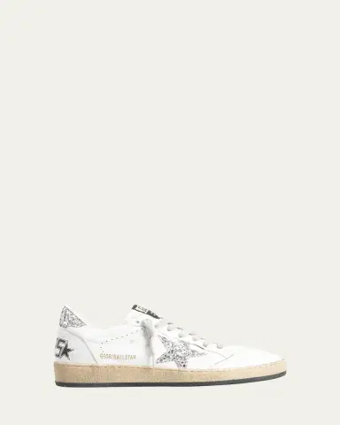 Golden Goose Ball Star Leather Glitter Sneakers | Thumbnail 5 Golden Goose Ball Star Leather Glitter Sneakers | Thumbnail 5