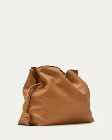 Loewe Flamenco Large Clutch Bag in Napa Leather with Golden Foil Anagram | Thumbnail 9 Loewe Flamenco Large Clutch Bag in Napa Leather with Golden Foil Anagram | Thumbnail 9