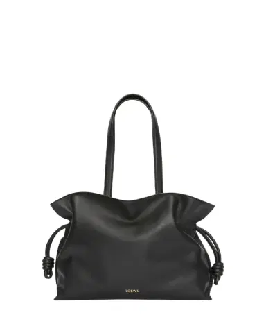 Loewe Flamenco Large Clutch Bag in Napa Leather with Golden Foil Anagram | Thumbnail 1 Loewe Flamenco Large Clutch Bag in Napa Leather with Golden Foil Anagram | Thumbnail 1