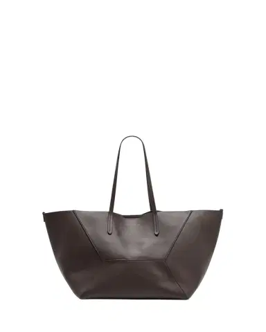 Brunello Cucinelli BC Duo Geometric Monili Leather Tote Bag | Thumbnail 1 Brunello Cucinelli BC Duo Geometric Monili Leather Tote Bag | Thumbnail 1