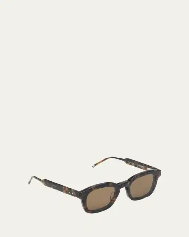 Thom Browne Men's Acetate Rectangle Sunglasses | Thumbnail 2 Thom Browne Men's Acetate Rectangle Sunglasses | Thumbnail 2