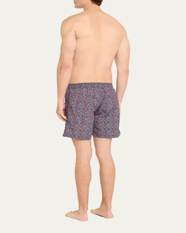 Charvet X Thorsun Men's Dotted Checks Swim Shorts | Thumbnail 3 Charvet X Thorsun Men's Dotted Checks Swim Shorts | Thumbnail 3