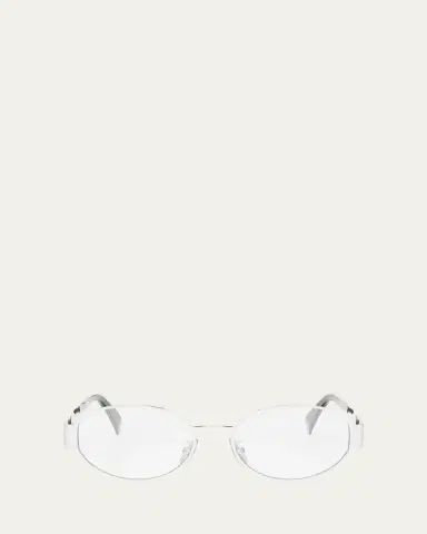 Celine Triomphe Metal Oval Glasses | Thumbnail 1 Celine Triomphe Metal Oval Glasses | Thumbnail 1
