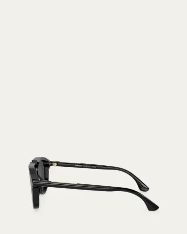 Burberry BE4417U Keyhole Acetate & Plastic Aviator Sunglasses | Thumbnail 2 Burberry BE4417U Keyhole Acetate & Plastic Aviator Sunglasses | Thumbnail 2