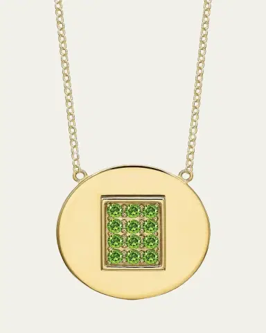 Tracee Nichols 14K Gold Peridot Birthstone Necklace | Thumbnail 2 Tracee Nichols 14K Gold Peridot Birthstone Necklace | Thumbnail 2