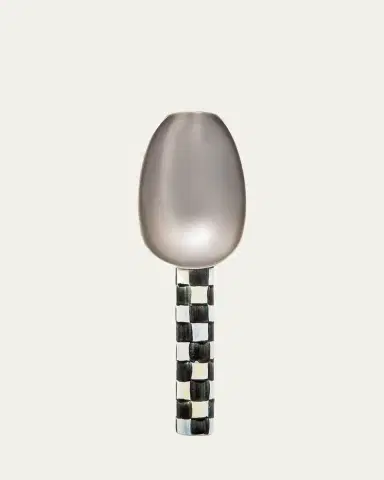 MacKenzie-Childs Courtly Check Enamel Scoop, Small | Thumbnail 2 MacKenzie-Childs Courtly Check Enamel Scoop, Small | Thumbnail 2