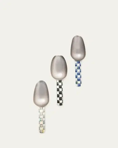 MacKenzie-Childs Courtly Check Enamel Scoop, Small | Thumbnail 3 MacKenzie-Childs Courtly Check Enamel Scoop, Small | Thumbnail 3