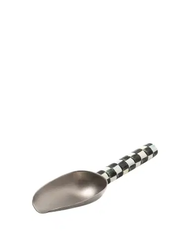 MacKenzie-Childs Courtly Check Enamel Scoop, Small | Thumbnail 1 MacKenzie-Childs Courtly Check Enamel Scoop, Small | Thumbnail 1