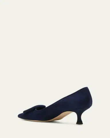 Manolo Blahnik Maysale Suede Buckle Pumps | Thumbnail 9 Manolo Blahnik Maysale Suede Buckle Pumps | Thumbnail 9
