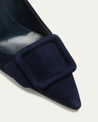 Manolo Blahnik Maysale Suede Buckle Pumps | Thumbnail 10 Manolo Blahnik Maysale Suede Buckle Pumps | Thumbnail 10