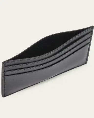 Ferragamo Men's Slim Leather Card Holder | Thumbnail 8 Ferragamo Men's Slim Leather Card Holder | Thumbnail 8