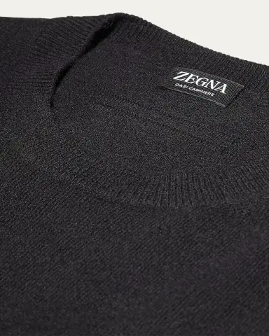 ZEGNA Men's Cashmere Crewneck Sweater | Thumbnail 7 ZEGNA Men's Cashmere Crewneck Sweater | Thumbnail 7