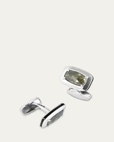 Tateossian Men's Central Claw Grey Diamond Cufflinks | Thumbnail 3 Tateossian Men's Central Claw Grey Diamond Cufflinks | Thumbnail 3