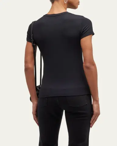 L'Agence Ressi Ribbed Short-Sleeve Tee | Thumbnail 3 L'Agence Ressi Ribbed Short-Sleeve Tee | Thumbnail 3