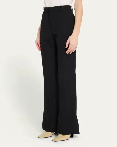 Bottega Veneta Wool Twill Flare Trousers | Thumbnail 4 Bottega Veneta Wool Twill Flare Trousers | Thumbnail 4