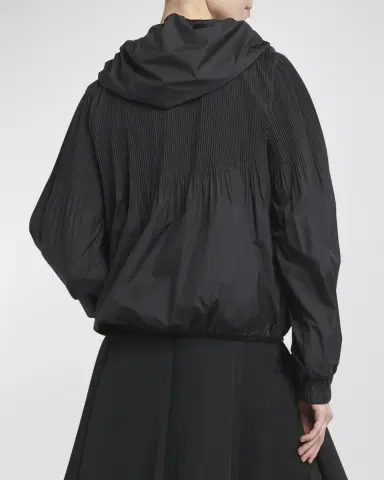 Moncler Auxonne Matte Hooded Windbreaker Jacket | Thumbnail 2 Moncler Auxonne Matte Hooded Windbreaker Jacket | Thumbnail 2