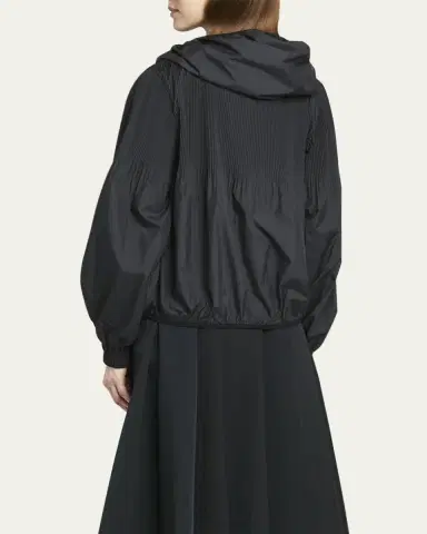 Moncler Auxonne Matte Hooded Windbreaker Jacket | Thumbnail 9 Moncler Auxonne Matte Hooded Windbreaker Jacket | Thumbnail 9
