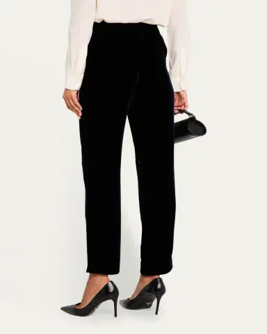 Giorgio Armani Mid-Rise Slim-Leg Velvet Trousers | Thumbnail 7 Giorgio Armani Mid-Rise Slim-Leg Velvet Trousers | Thumbnail 7