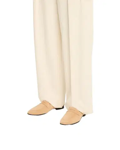 Bougeotte Flaneur Suede Penny Loafers | Thumbnail 1 Bougeotte Flaneur Suede Penny Loafers | Thumbnail 1
