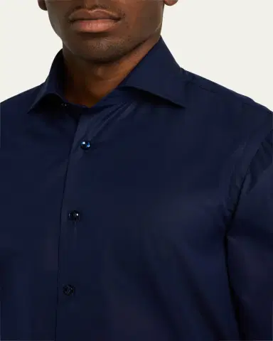 Cesare Attolini Men's Cotton Sport Shirt | Thumbnail 5 Cesare Attolini Men's Cotton Sport Shirt | Thumbnail 5
